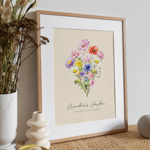 Birth Flower Botanical Bouquet