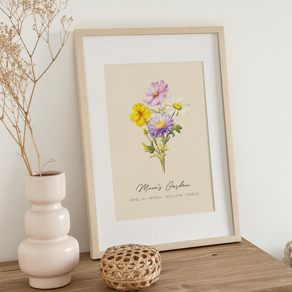 Birth Flower Botanical Bouquet