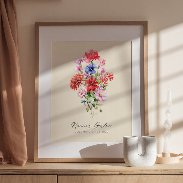 Birth Flower Botanical Bouquet