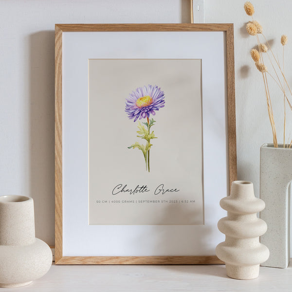 Birth Flower Botanical Bouquet