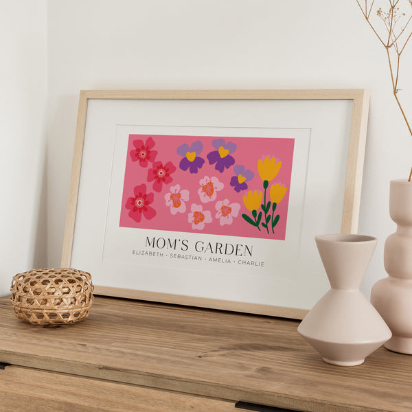 Birth Flower Modern Minimalist Landscape