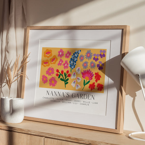 Birth Flower Modern Minimalist Landscape