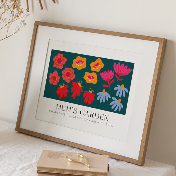 Birth Flower Modern Minimalist Landscape