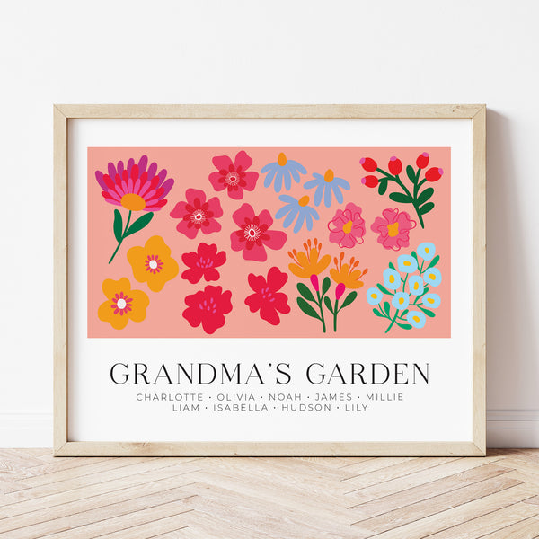 Birth Flower Modern Minimalist Landscape