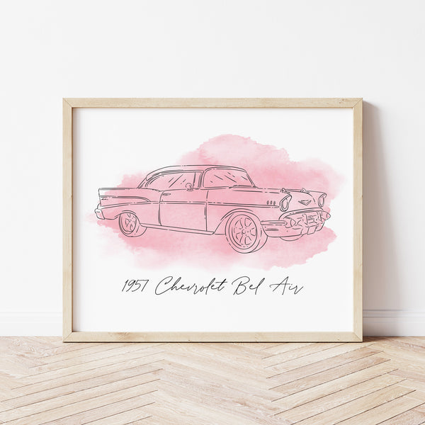 Custom Vehicle Drawing - Cars, Motorbikes, Boats & Vehicles