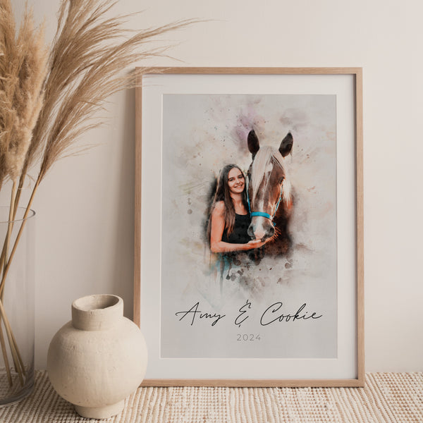 Watercolour Pet Portrait