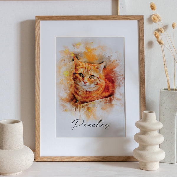 Watercolour Pet Portrait