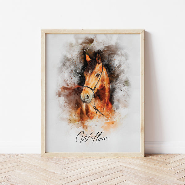 Watercolour Pet Portrait