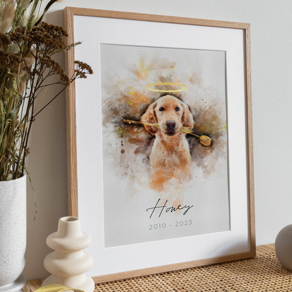 Watercolour Pet Portrait