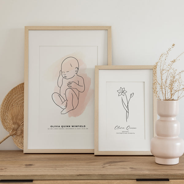 Baby Birth Poster - 1:1 Scale