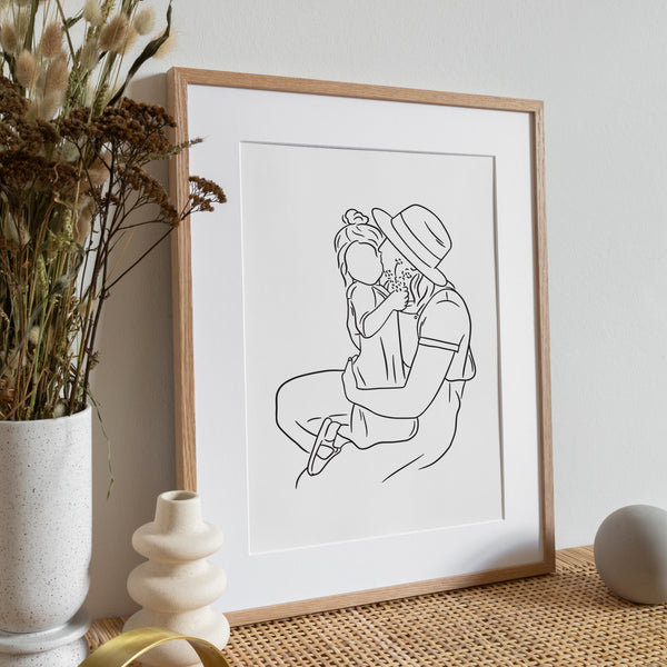 Custom Line Portrait