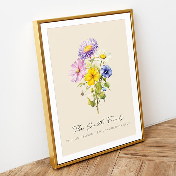 Birth Flower Botanical Bouquet