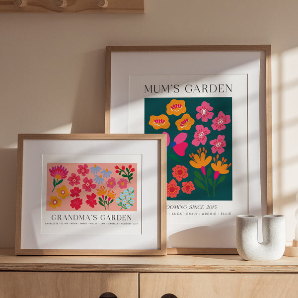 Birth Flower Modern Minimalist Landscape