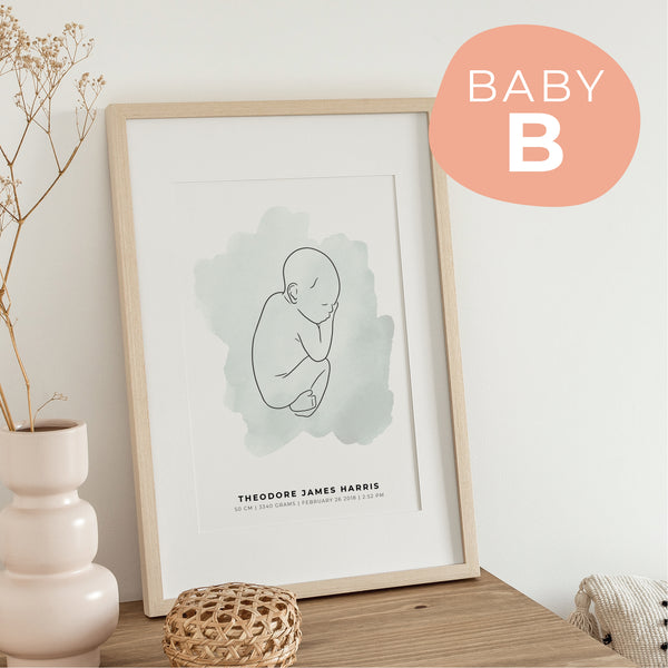 Baby Birth Poster - 1:1 Scale
